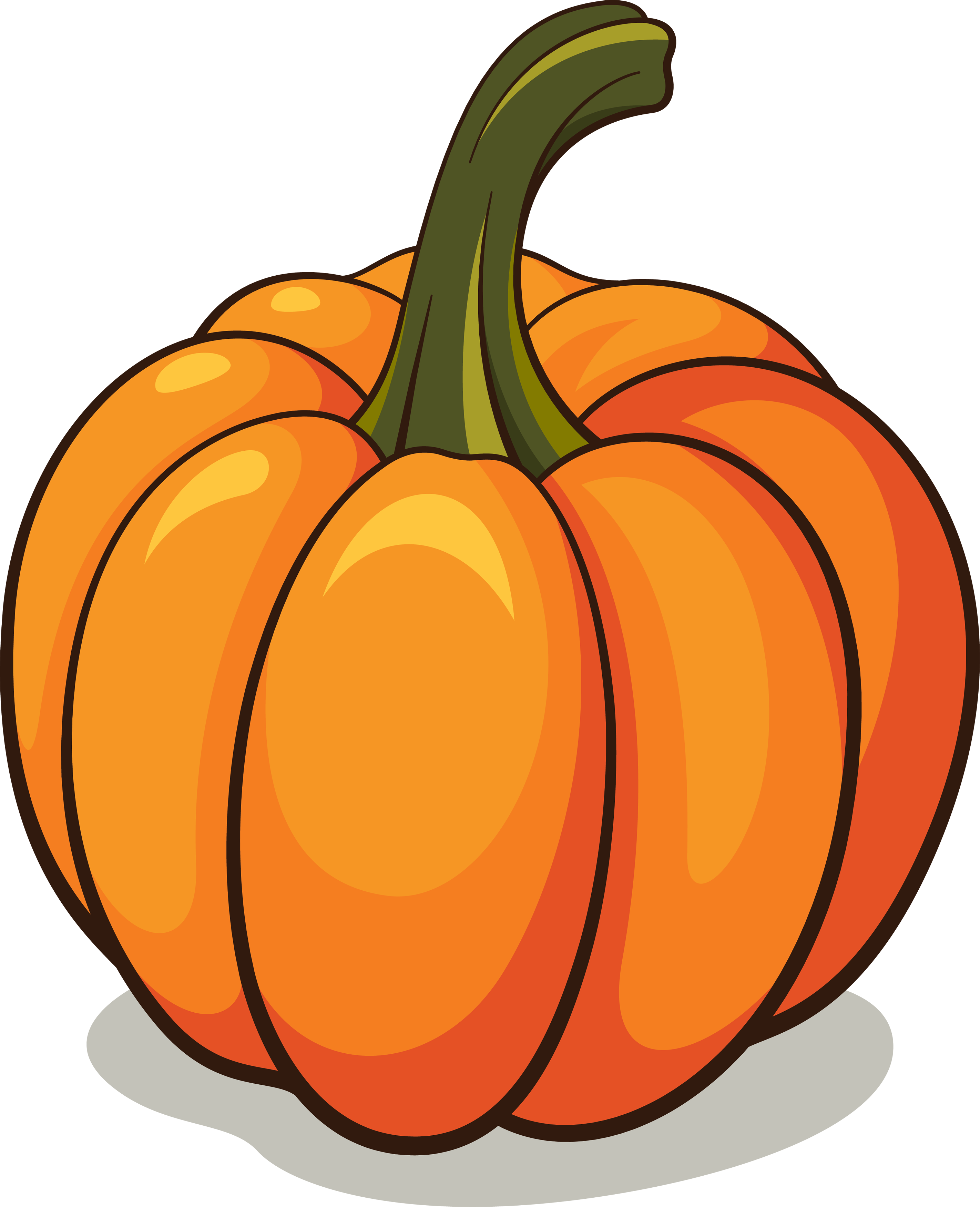 Pumpkin Transparent File - Things That Are Color Orange (2844x3503), Png Download