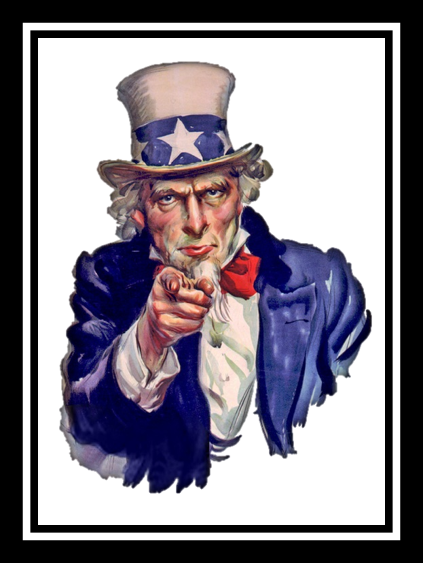Uncle-sam - Sam Adams I Want You (423x563), Png Download