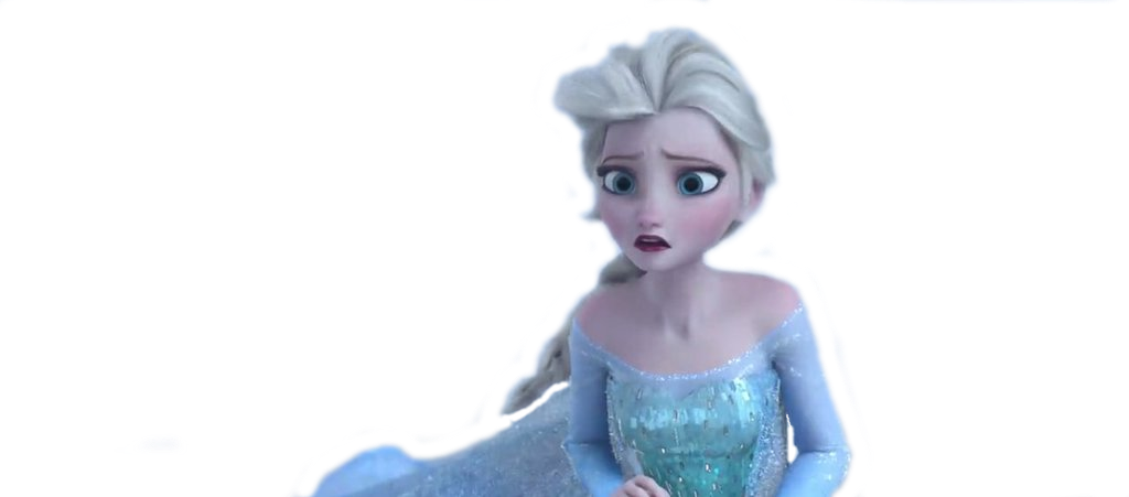 Elsa Mask - Mask (1024x451), Png Download