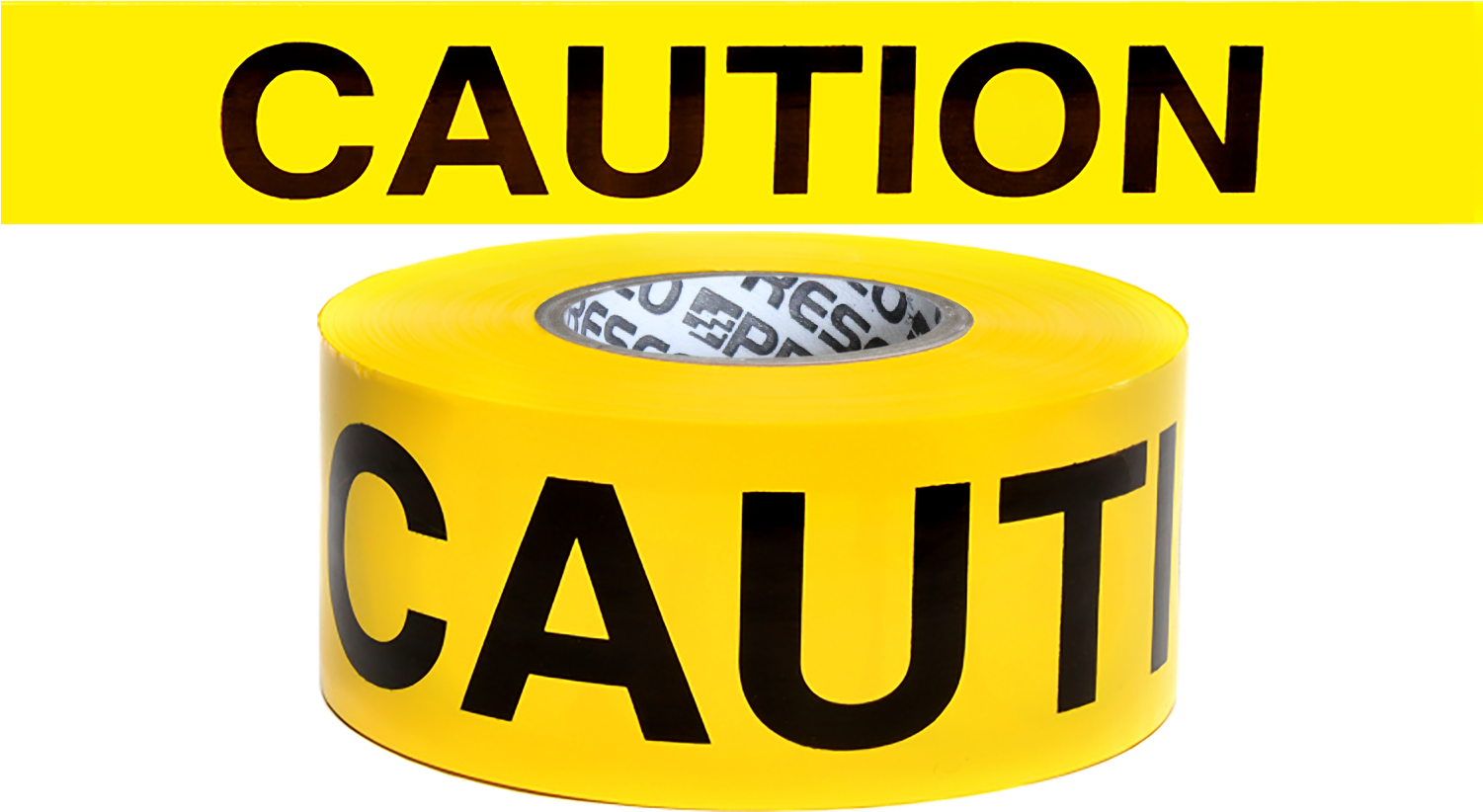 Caution Tape - Merco M224 Caution Tape - 3" X 300' - Yellow/black (1500x1000), Png Download