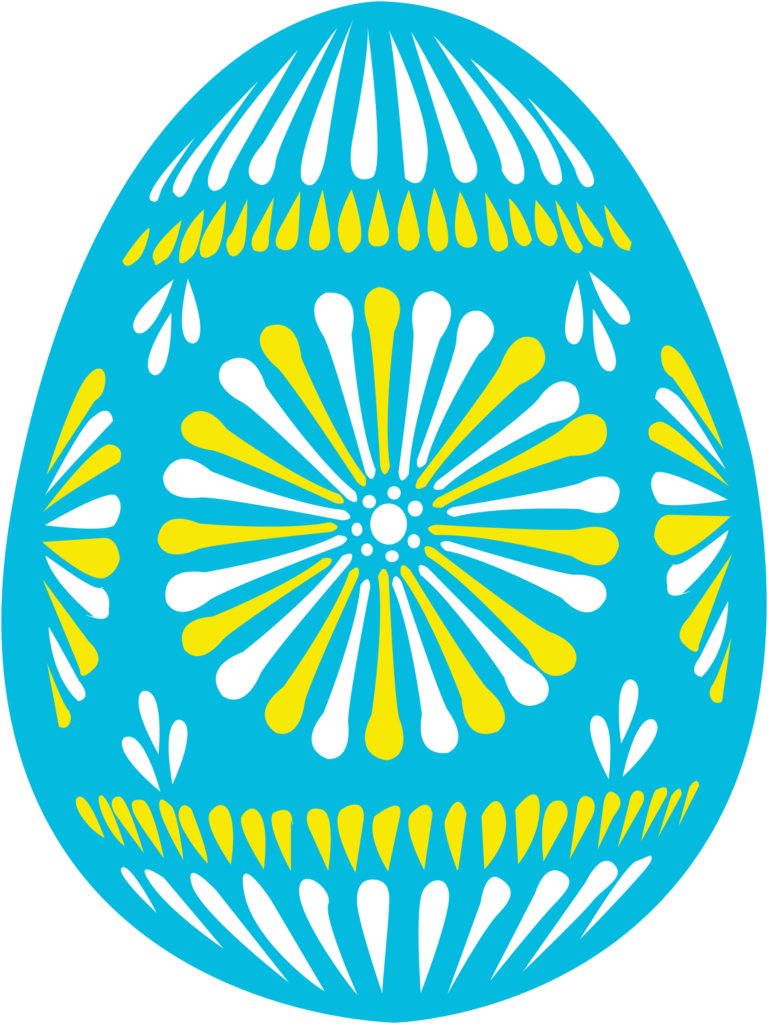 Christian - Easter Egg Vector Png (673x900), Png Download