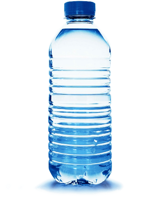 Water Bottle Plastic - Plastic Bottle Clip Art (604x764), Png Download