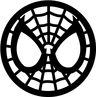 Spiderman Symbol Vector Logo - Spider Man Face Logo Png (400x400), Png Download