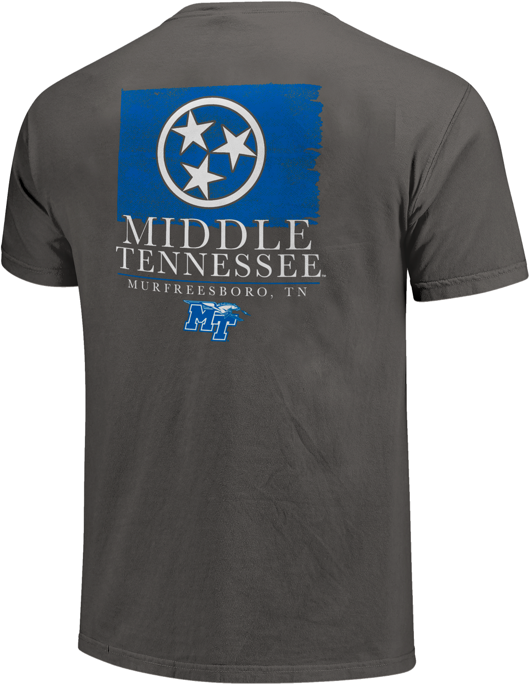 Middle Tennessee Watercolor State Flag Comfort Colors - Polyester (1375x1375), Png Download