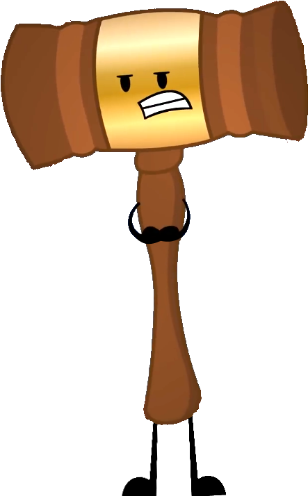 Judge Gavel - Judge Cartoon Gavel Png (478x740), Png Download