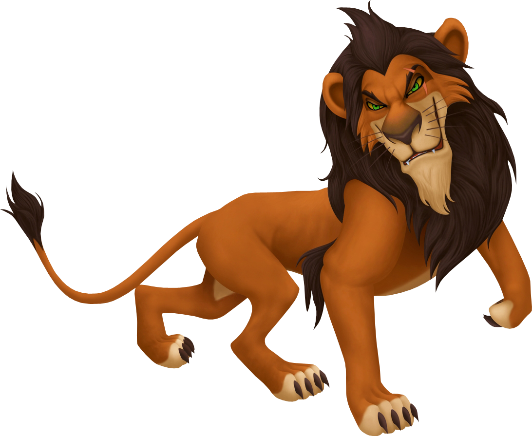 Scar - Scar Lion King Kingdom Hearts (1092x895), Png Download