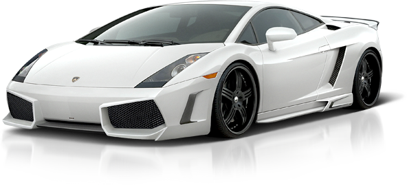 Lamborghini Gallardo Png Picture - Lamborghini Png (592x269), Png Download