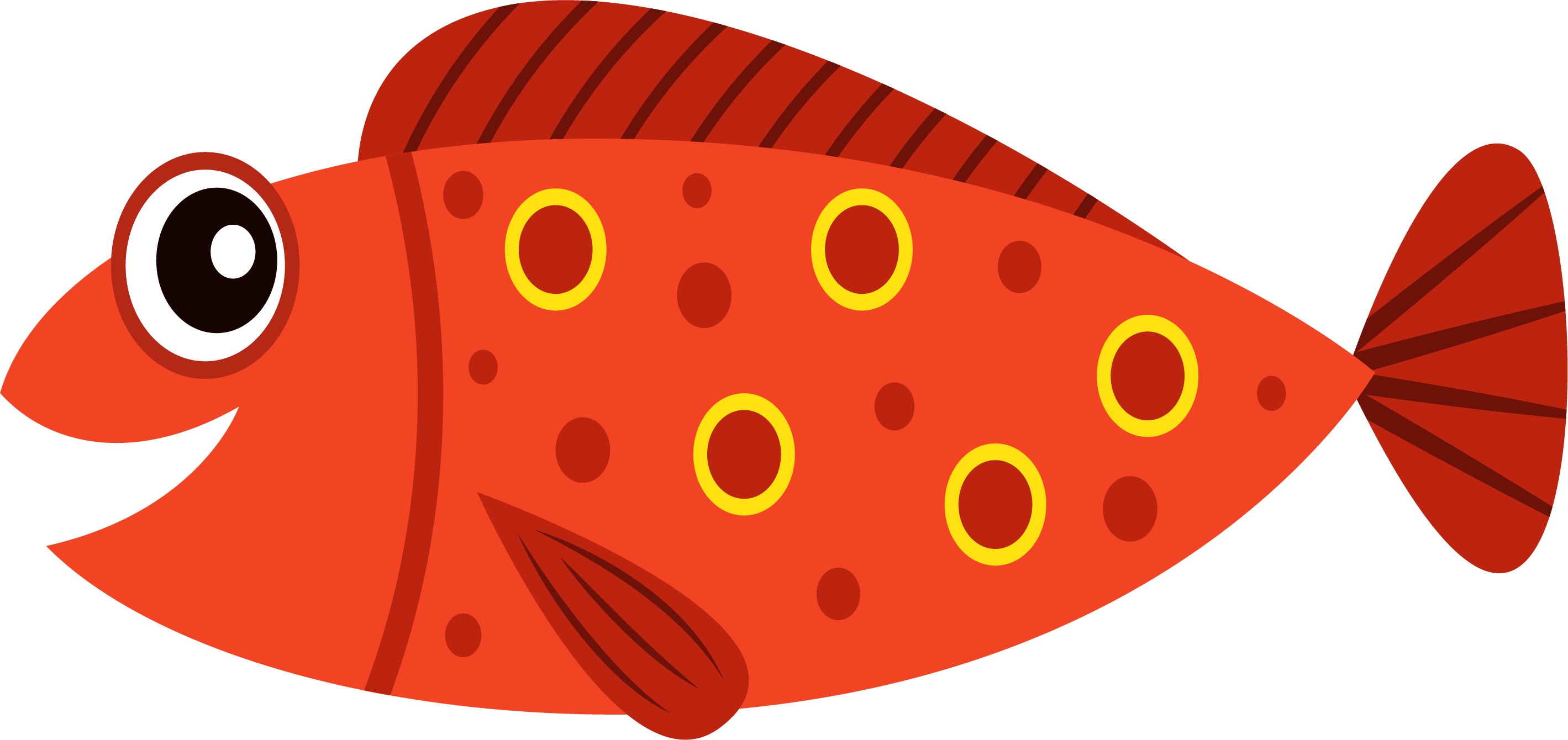 Fish Png Images Transparent Pictures - Transparent Background Fish Clipart (2838x1340), Png Download