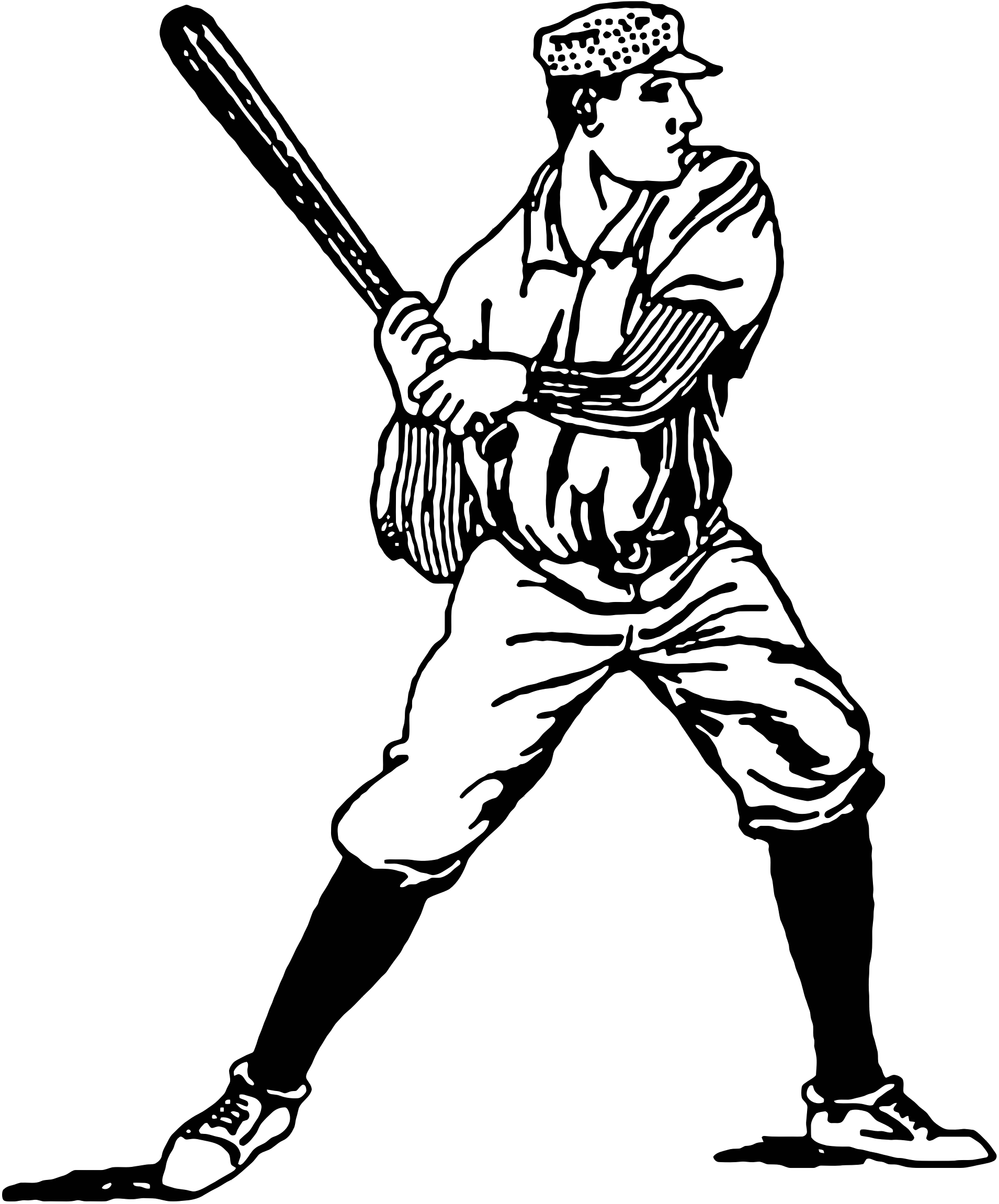Watercolor Baseball Cliparts - Baseball Player Illustration (568x720), Png Download