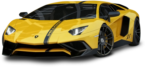Lamborghini Car Png - Yellow Lamborghini Png (500x251), Png Download