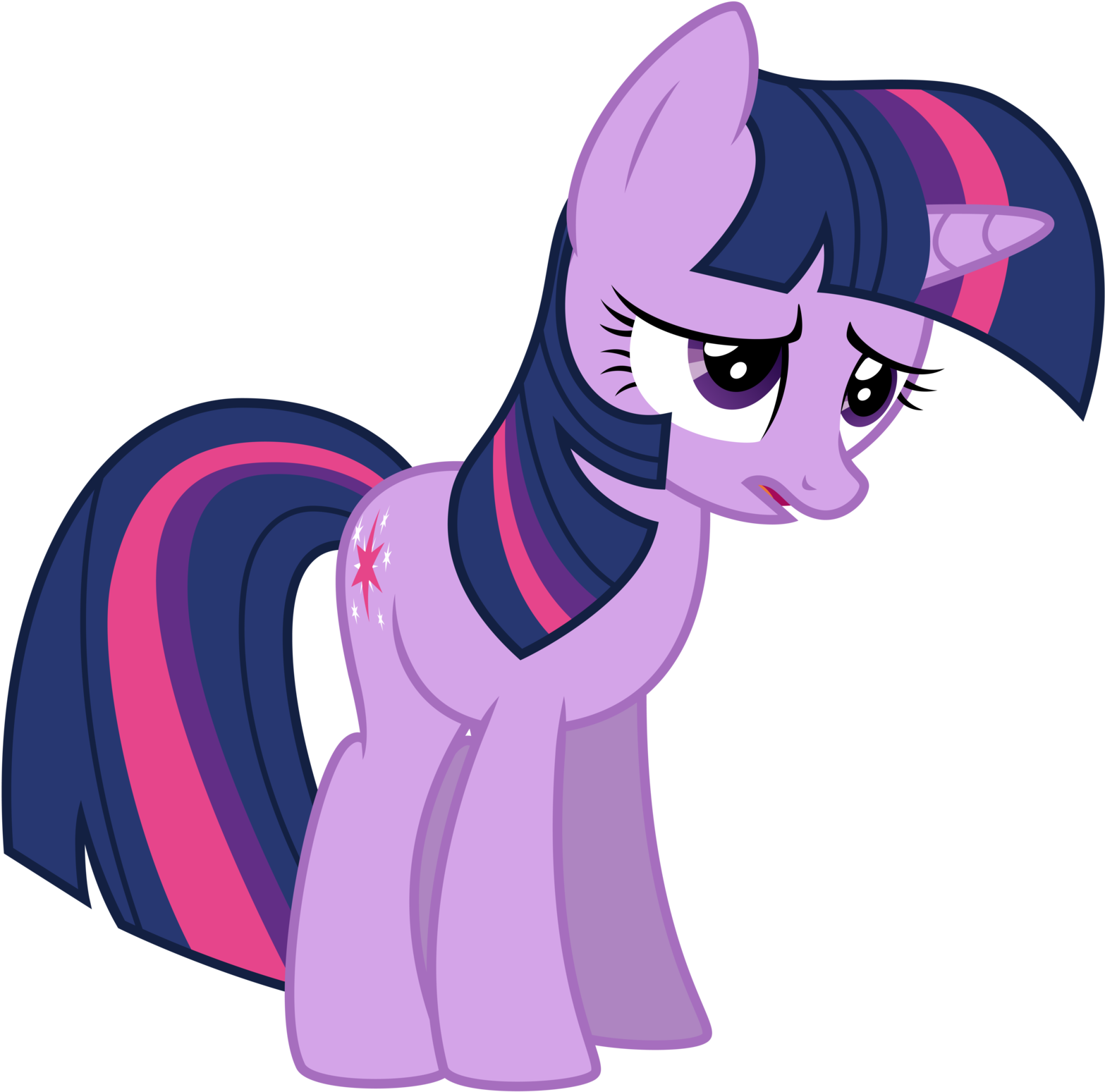 Twilight Sparkle Png Background Image - My Little Pony Princess Twilight Sparkle Sad (1024x1010), Png Download