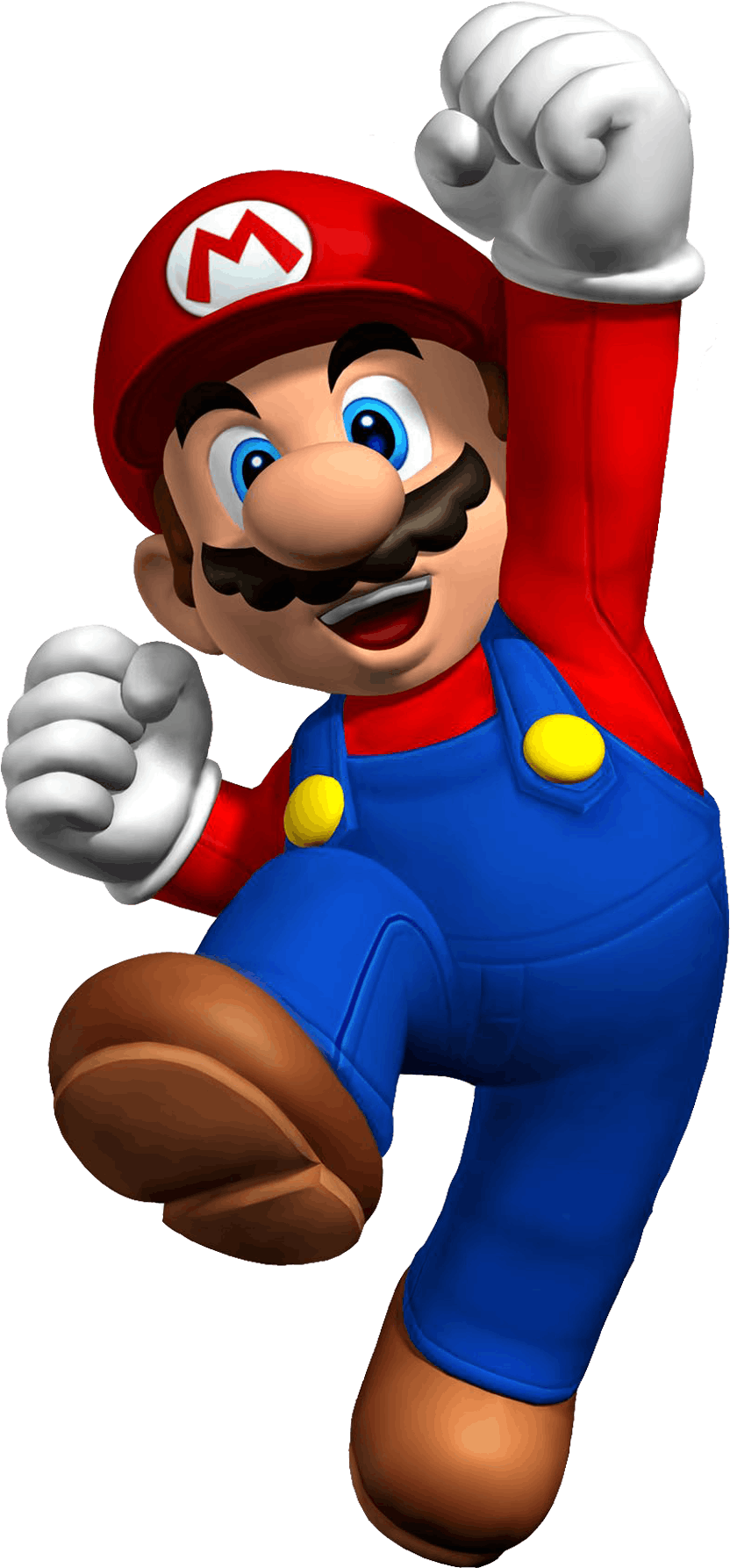 Super Mario Png (675x1559), Png Download
