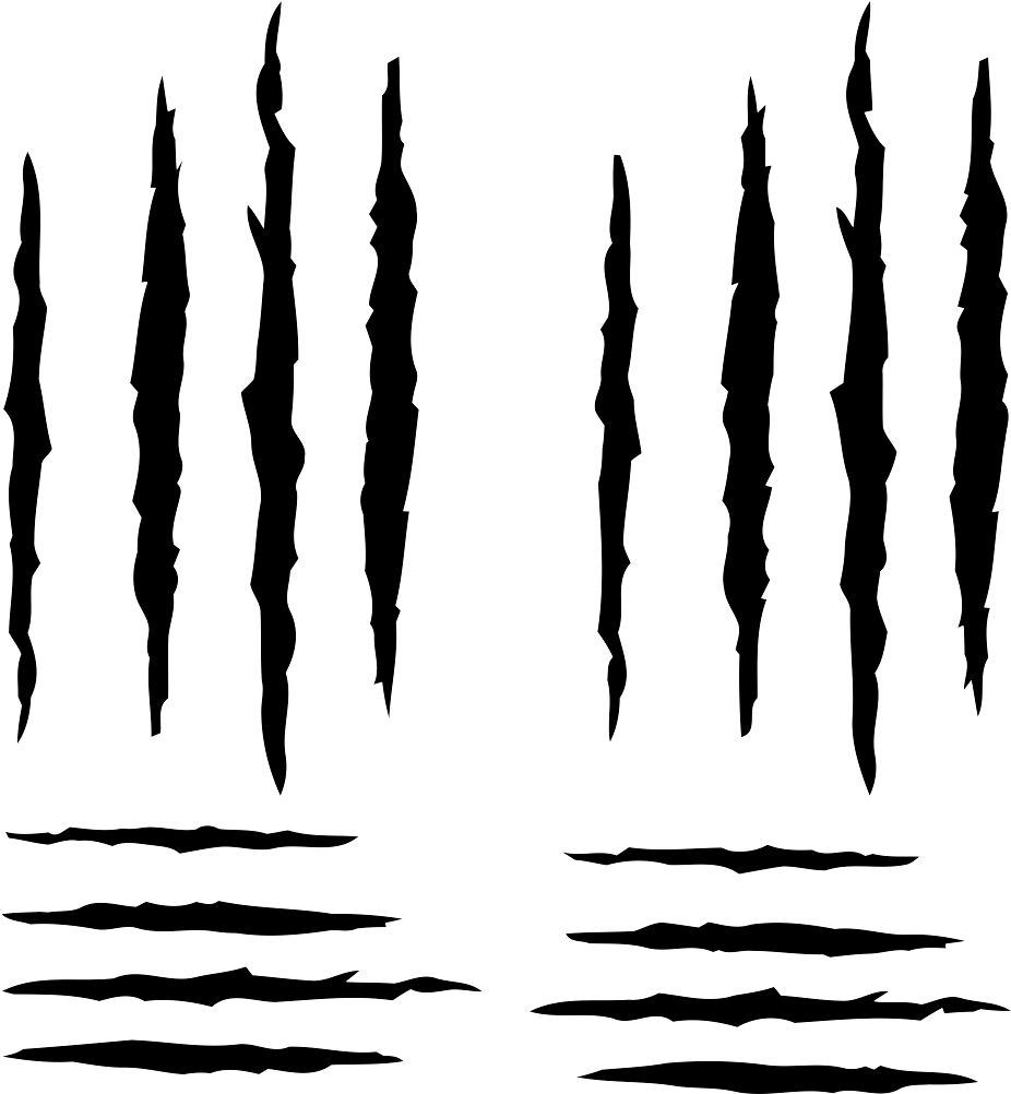 Scar Png - Cat Scratches Png (1064x1068), Png Download