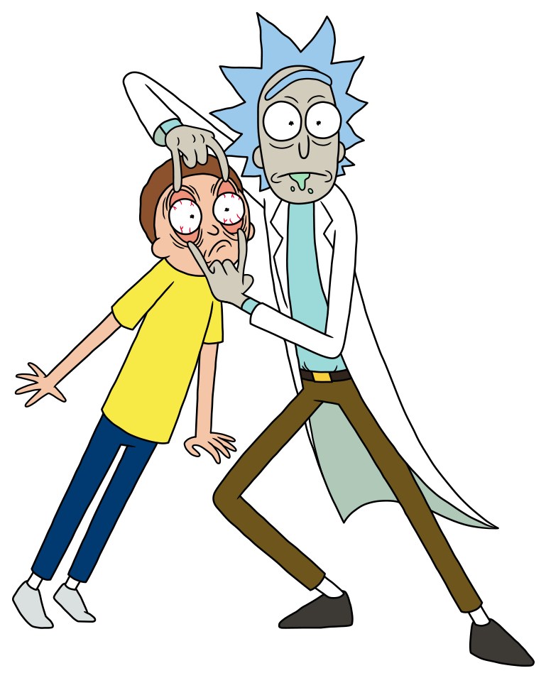 Collect The It's Just Rick And Morty Sticker On Quidd - Rick And Morty Official 2018 Calendar (1000x1000), Png Download