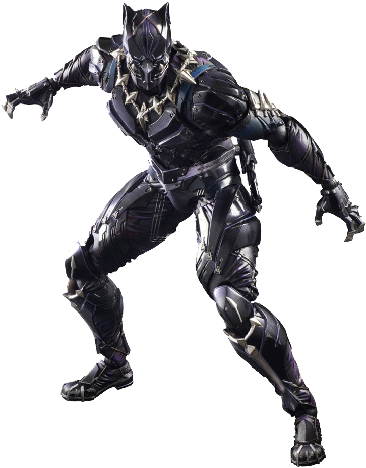 Black Panther Play Arts Kai (1024x1024), Png Download