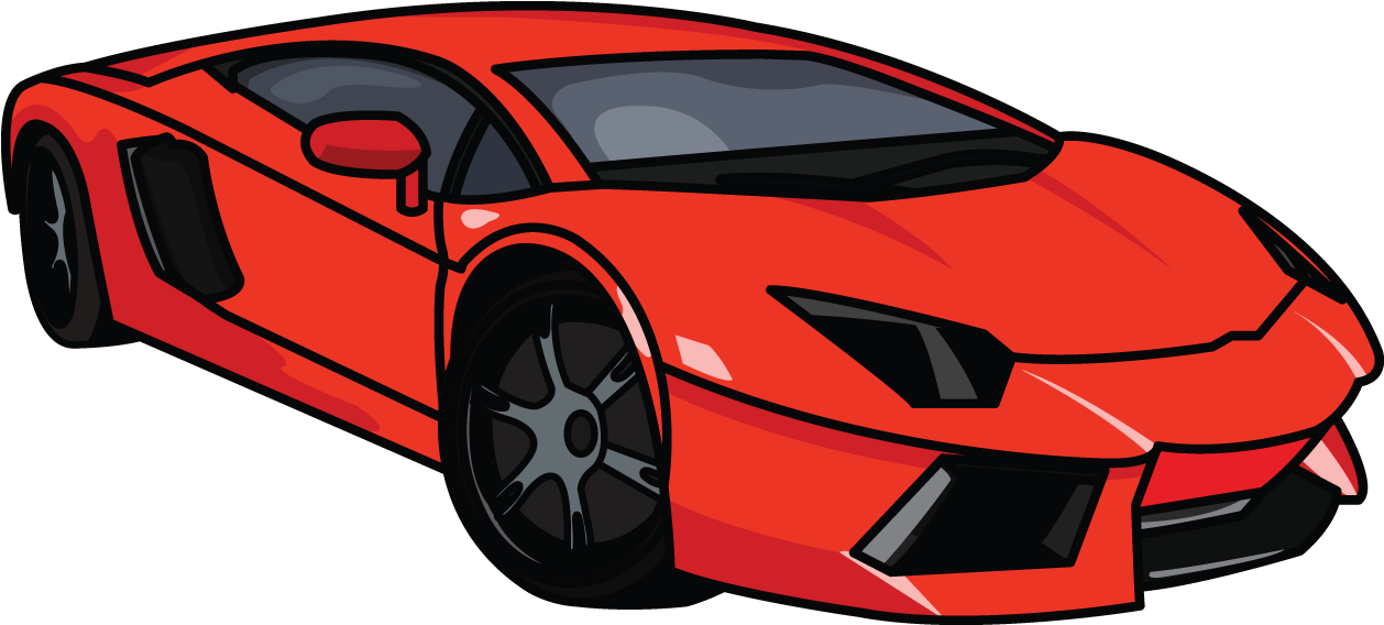 How To Draw Lamborghini Aventador - Lamborghini Drawing Easy (1280x720), Png Download