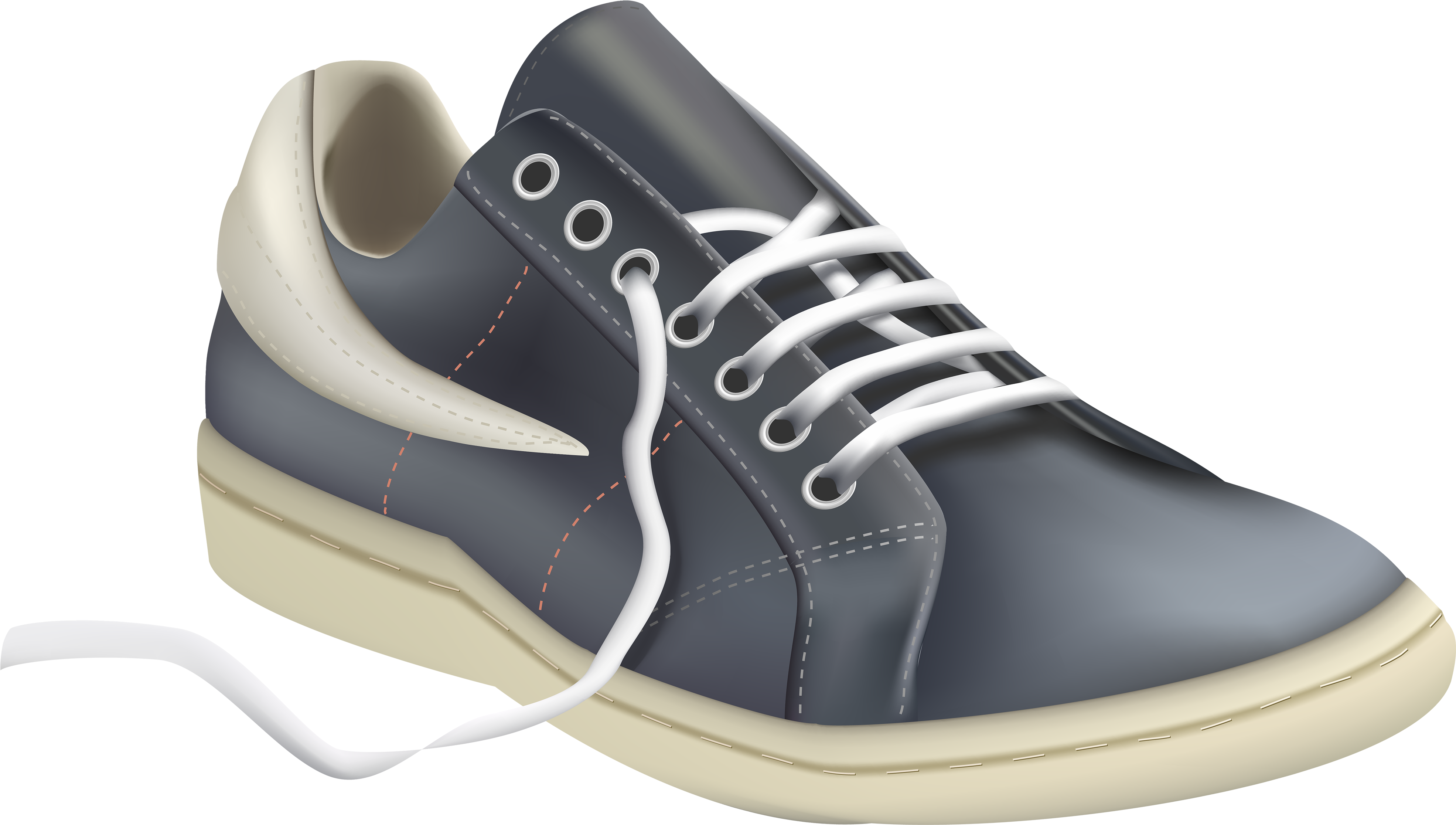 Grey Men Sport Shoe Png Clipart - Shoes For Men Png (4000x2265), Png Download