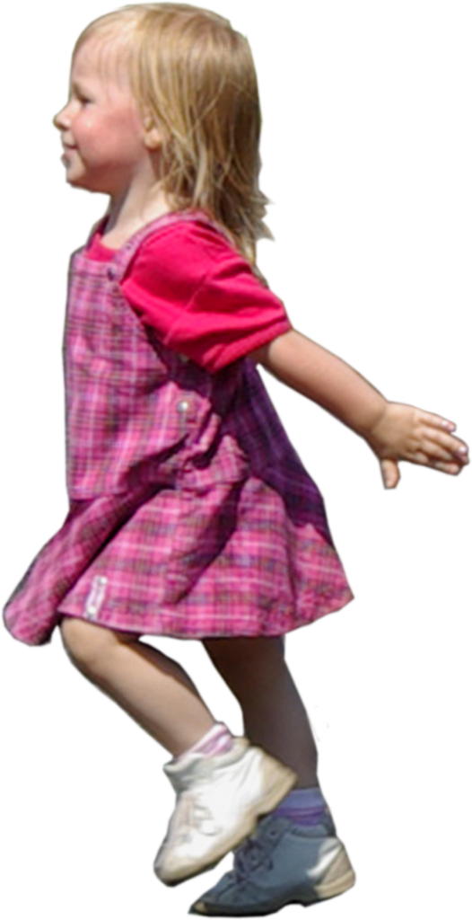 Child Girl Png - Girl Running Png (526x1024), Png Download