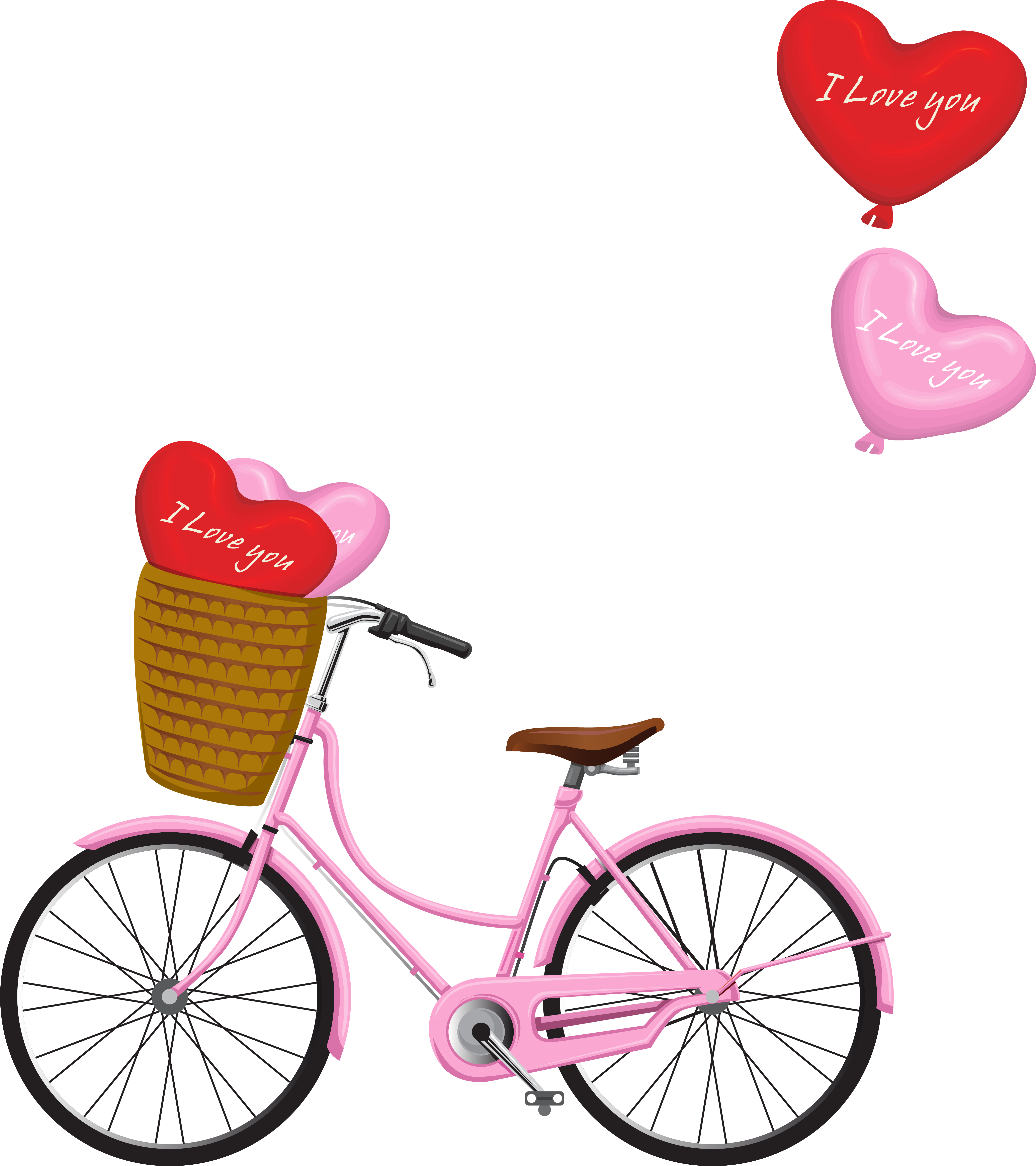 Bicycle - Valentine Day Png For Picsart (5569x6106), Png Download