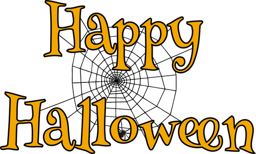 Happy Halloween Png Free Download - Happy Halloween Text Png (500x301), Png Download