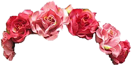 Flower Crown Png - Transparent Flower Crown Red (450x319), Png Download