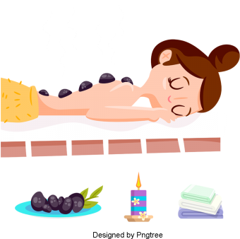 Cartoon Hand Painted Woman Beauty Care Design, Cartoon, - Spa 女孩 卡通 (360x360), Png Download