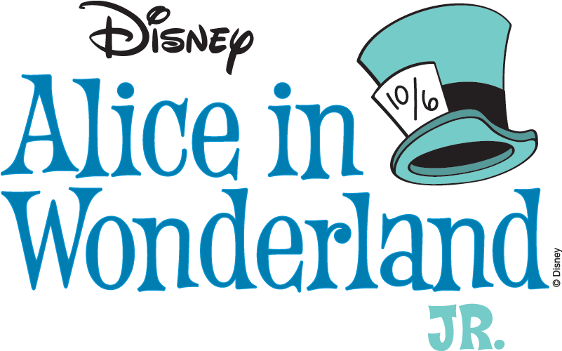 Alice In Wonderland Jr - Alice In Wonderland Jr Logo (825x525), Png Download