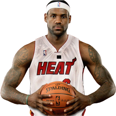 Image Black And White Library James Heat Psd Official - Enterbay 1/6 Lebron James Masterpiece Action Figure (662x439), Png Download