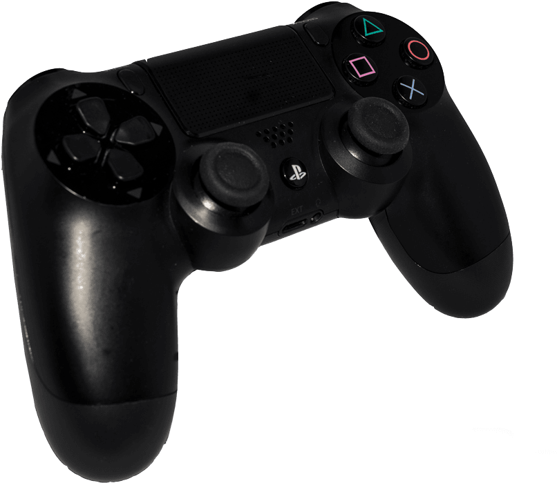 Ps4 Black Controller To Buy Online - Video Game (872x802), Png Download