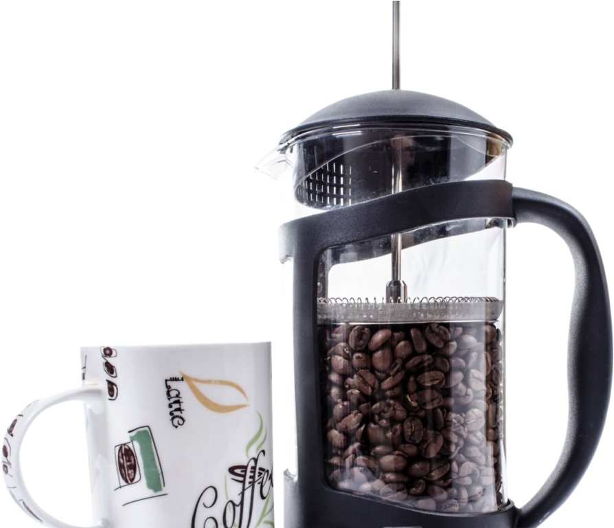 Coffee Grinder And Coffee Cup Png Image - Koffein-heftiges Verlangen Postkarte (1024x768), Png Download