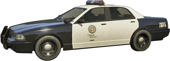 Gta 5 Police Car Png - Police Car Transparent Background (572x244), Png Download