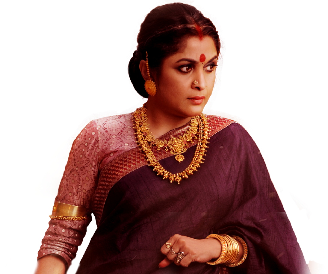 The Mother Of Baahubali And Bhallaladeva, She Raises - Ramya Krishnan New Look (1981x1080), Png Download