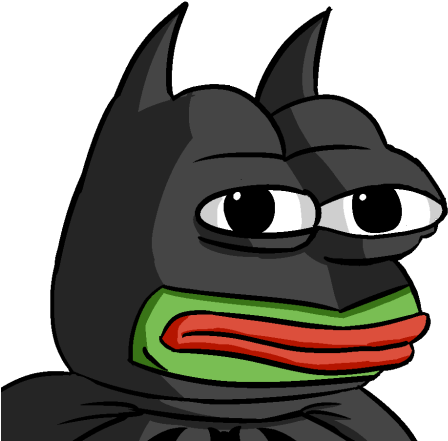 Batman Pepe (500x500), Png Download