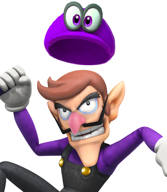 16 Oct 2017 From Brooklyn, Ny - Transparent Waluigi (542x624), Png Download