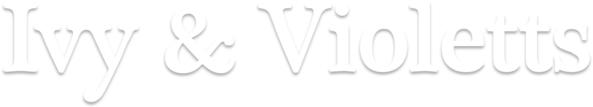 Ivy & Violetts - Calligraphy (1451x440), Png Download