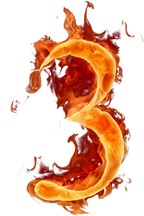 Alfabeto Hecho Con Fuego - Alphabet (323x500), Png Download