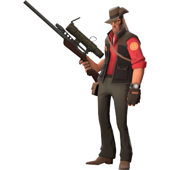 Sniper - Tf2 Sniper (350x350), Png Download