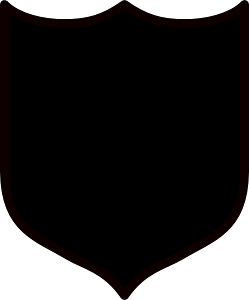 Image Panda Free Images Blankshieldclipart - Black Shield Logo Png (456x593), Png Download