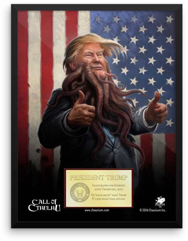 President Trump - Trump Cthulhu (1000x1000), Png Download