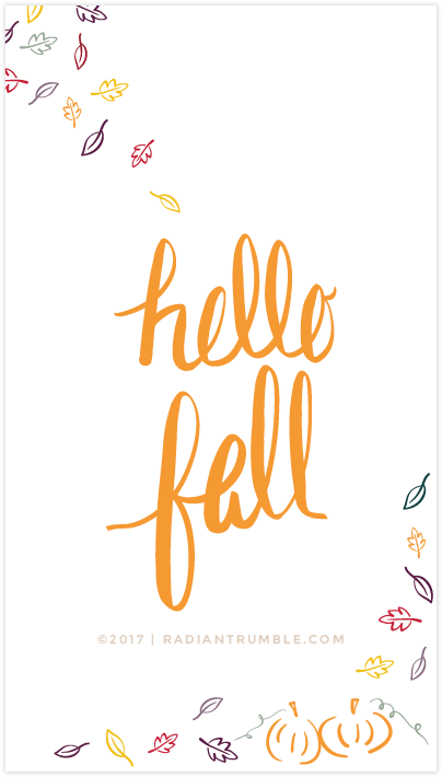 Hello Fall Free Wallpaper For Phone And Desktop Radiant - Happy Thanksgiving Free (800x800), Png Download