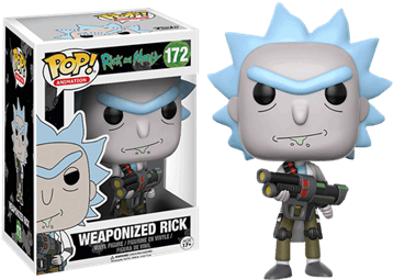 Rick And Morty Weaponized Rick Pop - Weaponized Rick And Morty Pop (375x375), Png Download