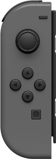 Nintendo Switch Joy-con - Nintendo Switch Joy Con Left Transparent (398x531), Png Download