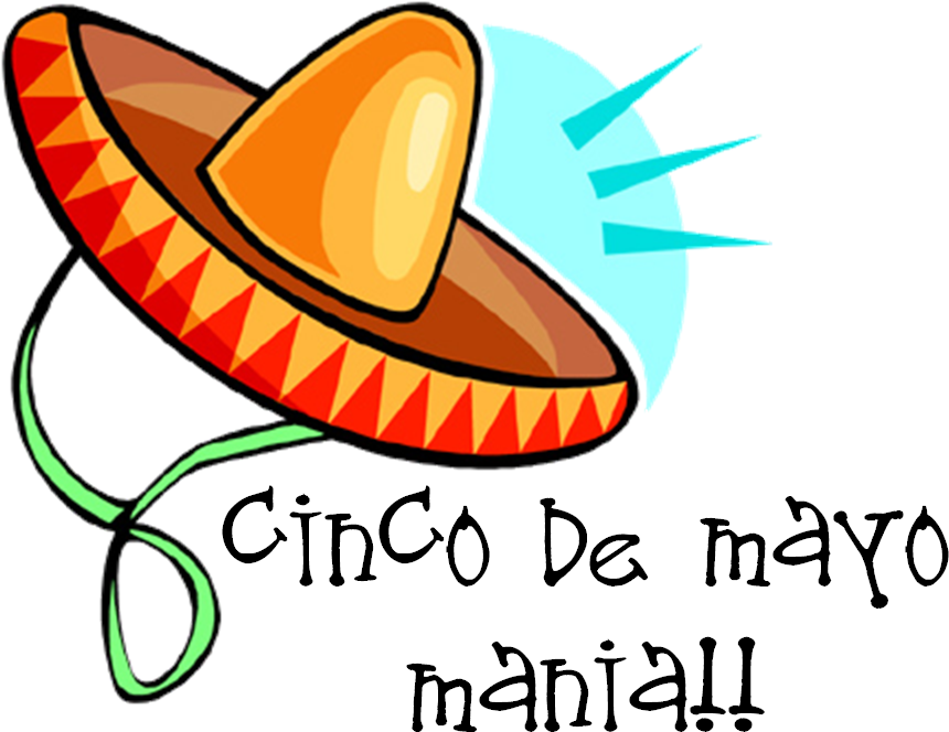 Mexican Hat Clipart Free - Cinco De Mayo Tomorrow (963x752), Png Download