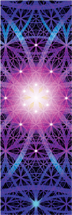 Sankalpa Flower Of Life Yoga Towel - Sankalpa Premium Yoga Towel - Flower Of Life (1000x1000), Png Download