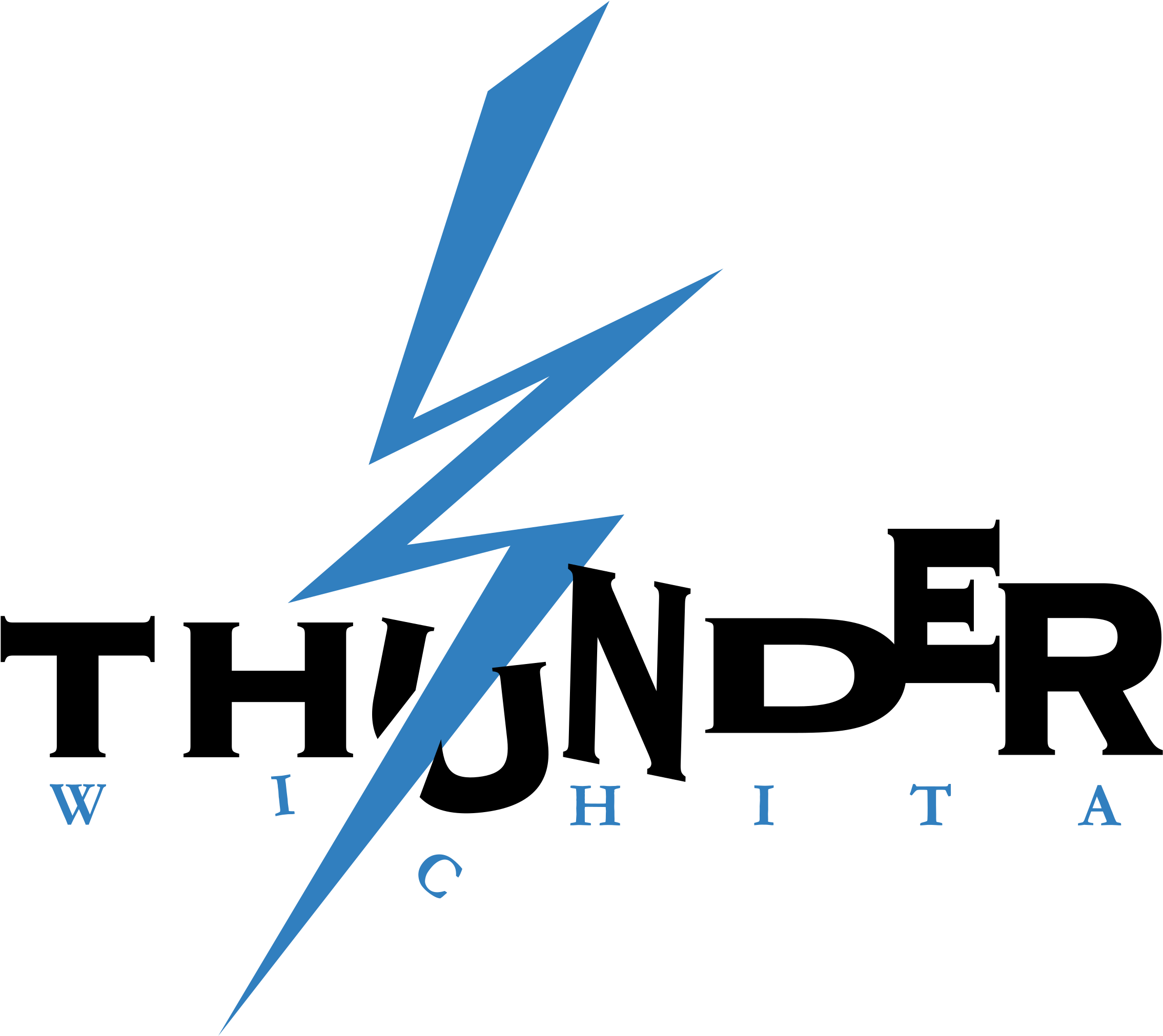 Wichita Thunder Logo Png Transparent - Wichita (2400x2400), Png Download