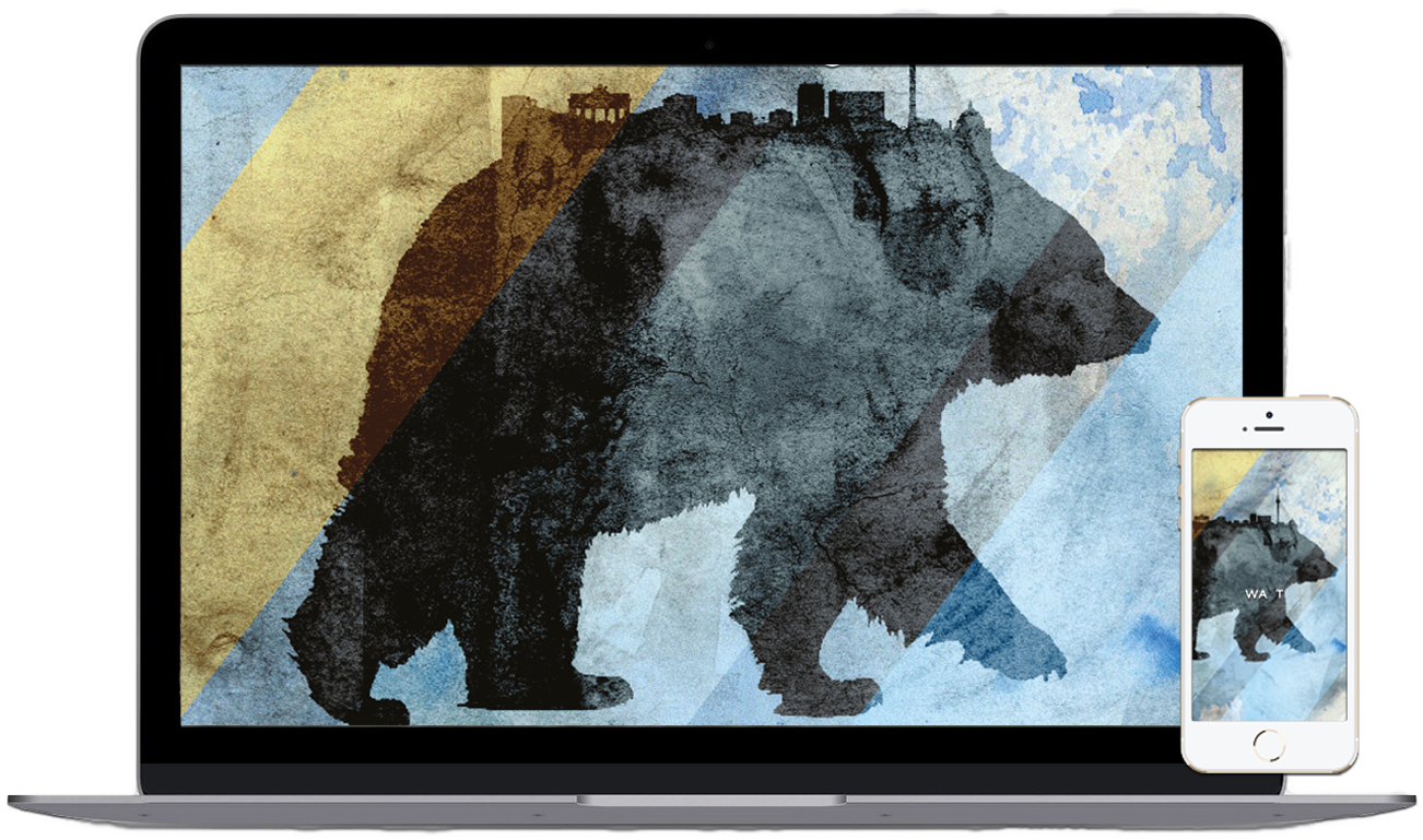 Beautiful Berlin-themed Designs For Your Desktop And - Grizzly Bear (2000x1200), Png Download