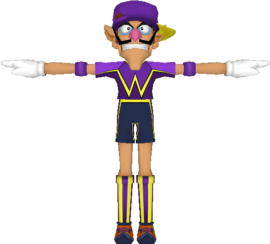 Download Zip Archive - Striker Waluigi Beta (750x650), Png Download
