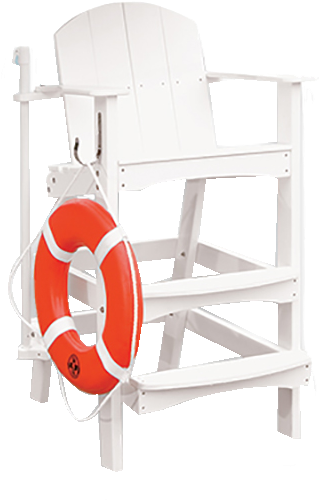 Kiefer 40" Forever Lifeguard Plastic Chair (600x600), Png Download