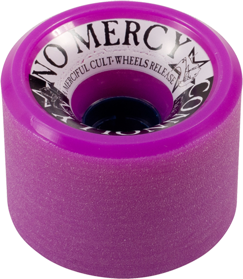 Cult Longboard Wheels No Mercy - Cult Wheels No Mercy 72mm Purple (stoneground) (692x722), Png Download