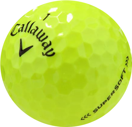 Callaway Supersoft - Callaway Chrome Soft Low Compression Golf Balls - White (480x473), Png Download